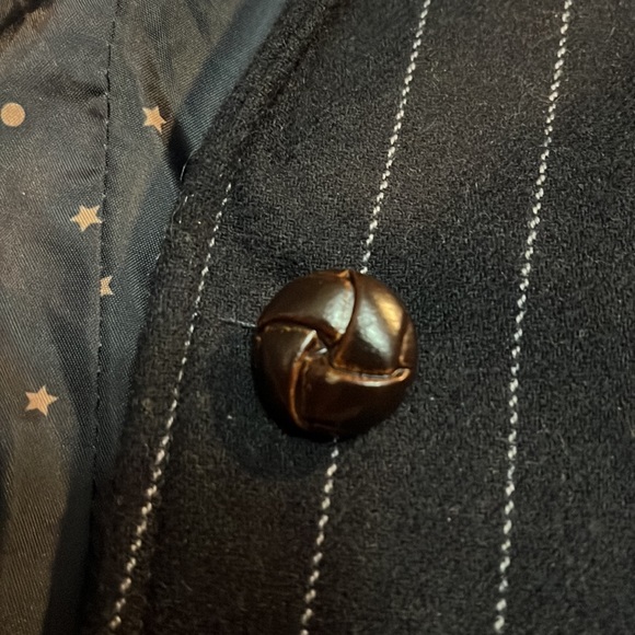 Pin Stripe H&M Blazer W/Elbow Pads - Picture 2 of 4